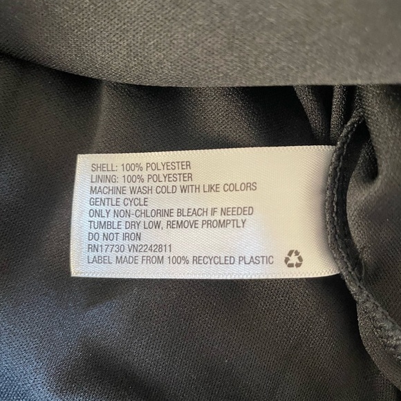 A New Day Navy Floral Midi Pleated Dress - Picture 4 of 4